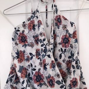 Abercrombie Women’s Halter Wrap Floral Top